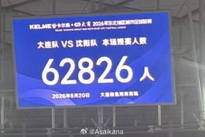 刷新中国业余联赛观赛人数新高！东北超大连对阵沈阳，现场观众达62826人！